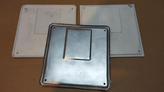 Number plate holder press plates for Morini 250 2c Light/number plate holder