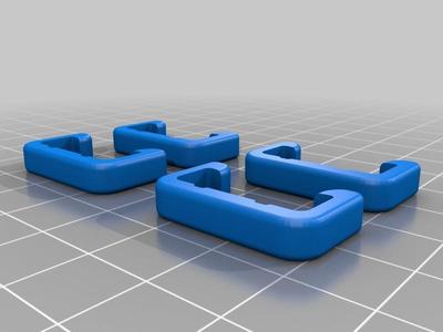 Wire Clips - Prusa i3 (3DP-11-ATL) and others