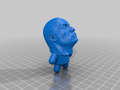 The Rock Johnson mini figure