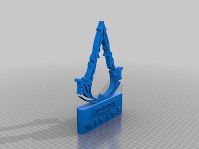Assassins Creed Mirage Logo Model 3D STL