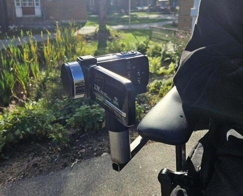 Camera holder for wheelchair - teknologi i praksis