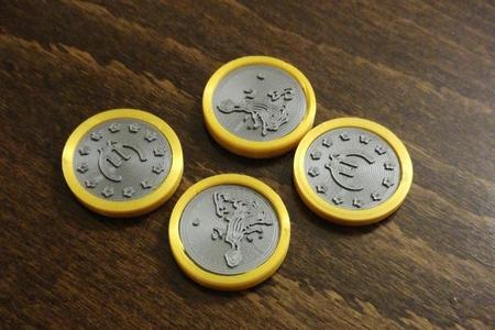 Game coins: Ruble and Euro