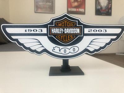 Harley Davidson Logo Holder