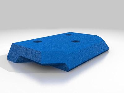 Packout foot with holes