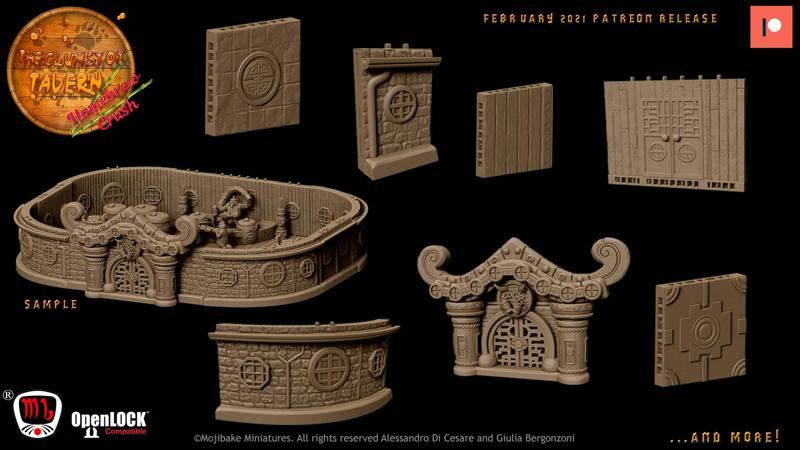  The clumsy Ox tavern  OpenLOCK set