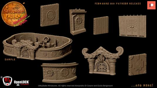  The clumsy Ox tavern  OpenLOCK set
