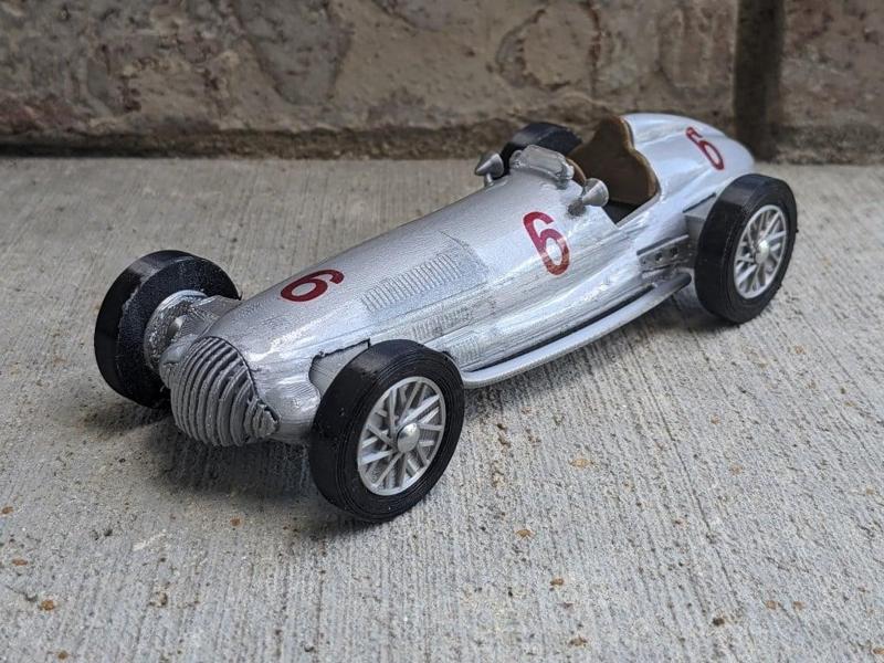 1938 Mercedes-Benz W154 (Pinewood Derby Car Shell)