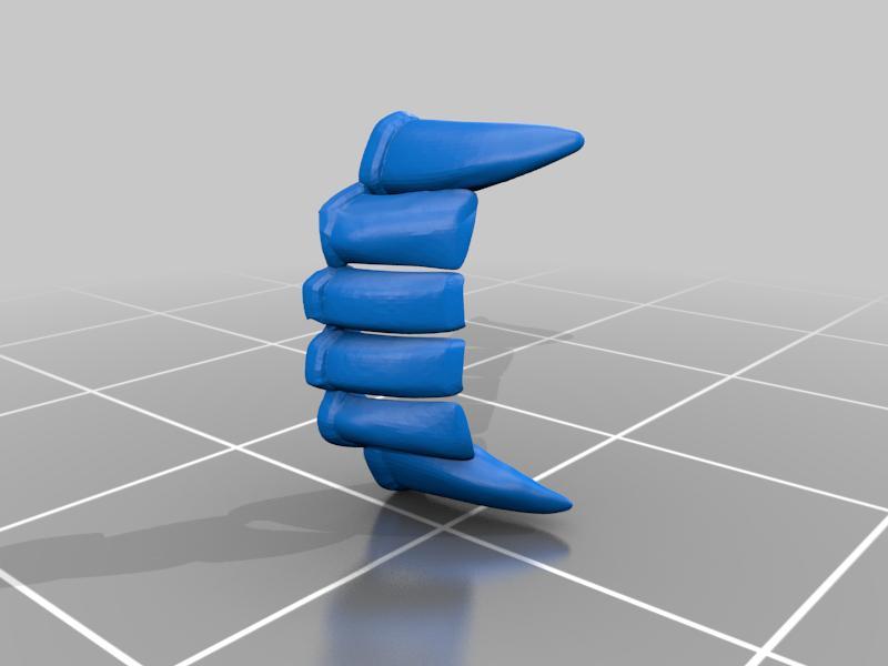 Alien Head Teeth Repaired