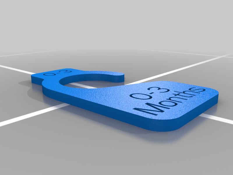 Nursery closet hanger dividers, NB-4T