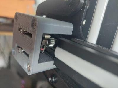 CR10/Geeetech A20M X Motor Cover with variable Endstop Positioning