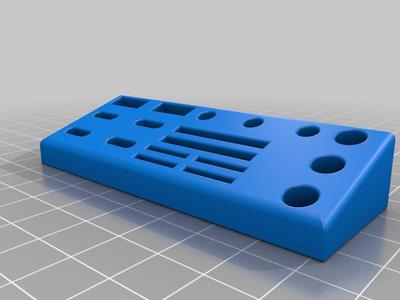 Magnetic desctop organiser modules