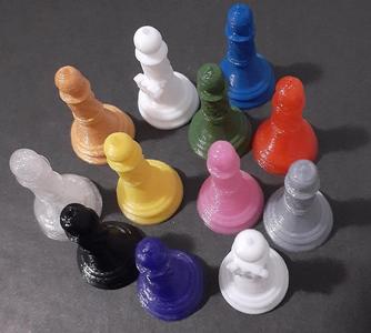 Harry Potter & the Philosopher’s Stone Board Game – Prototype – HP Player Pieces, Tokens, Voldemort_Quirrel Tokens