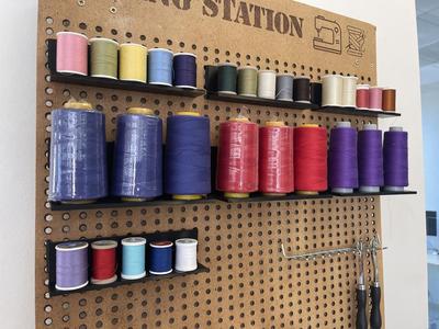 Thread Spool Holders for Pegboard