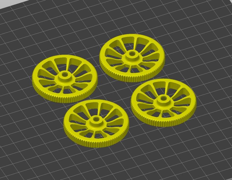 Bed Level Knobs suited for M4 Hardware