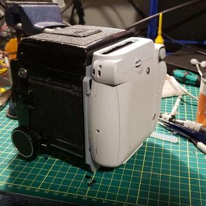 Prototype Mamiya RB67 Instax Mini Film Back