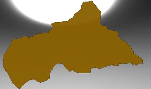 Map of Central African Republic   