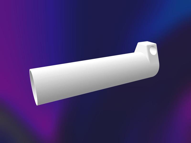 Harley Davidson fork cover with turn signal 39mm