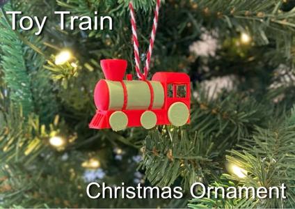 Train Ornament - Single/Multicolor   