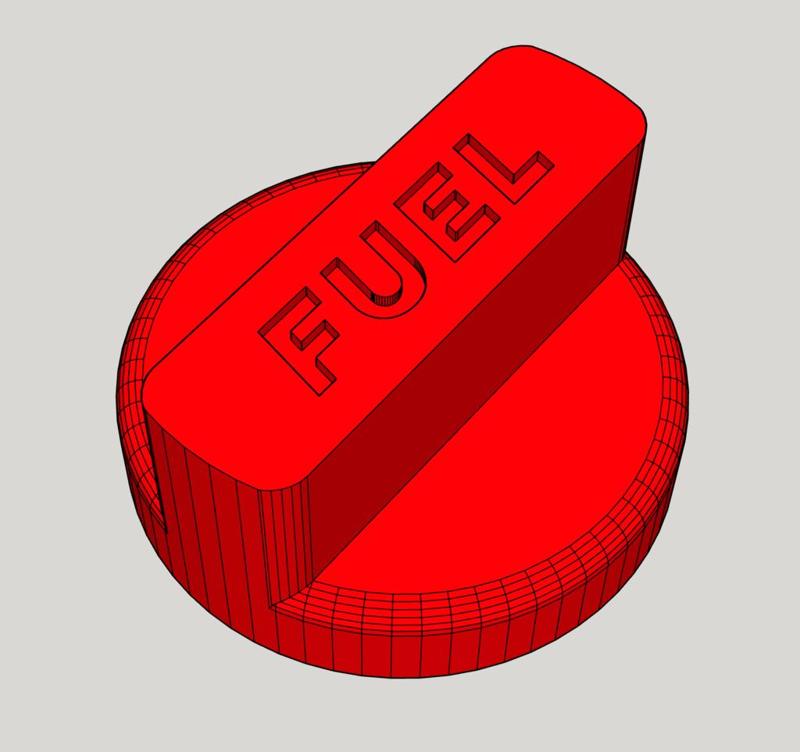 Ariens Snowblower Fuel Knob