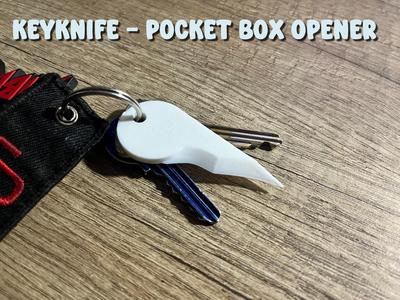 KeyKnife - box opener knife - 8 min print time