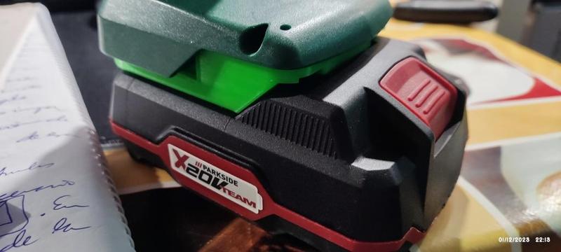 Parkside Atornillador PABS 18 A1 18v a bateria Parkside x20v Team.