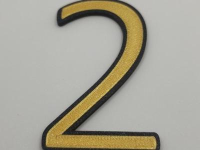 Dual color number two - 2