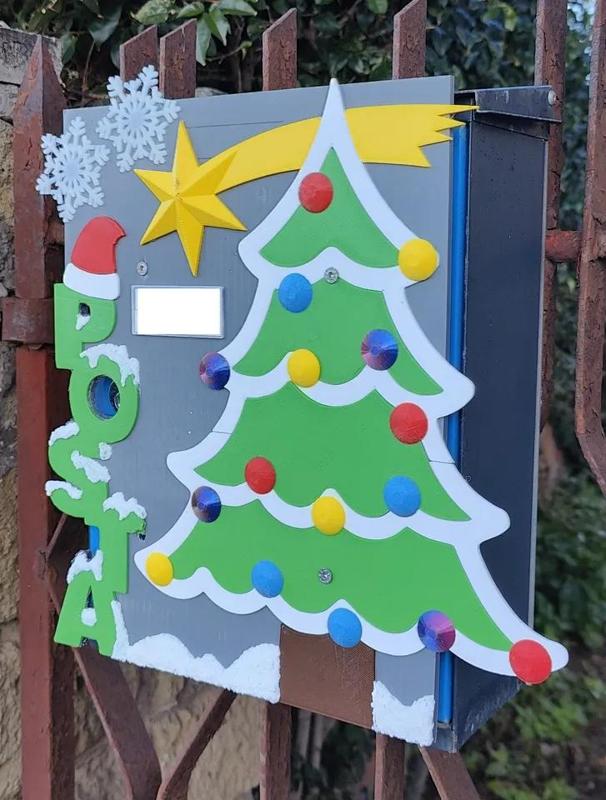 Cassetta delle Lettere natalizio   