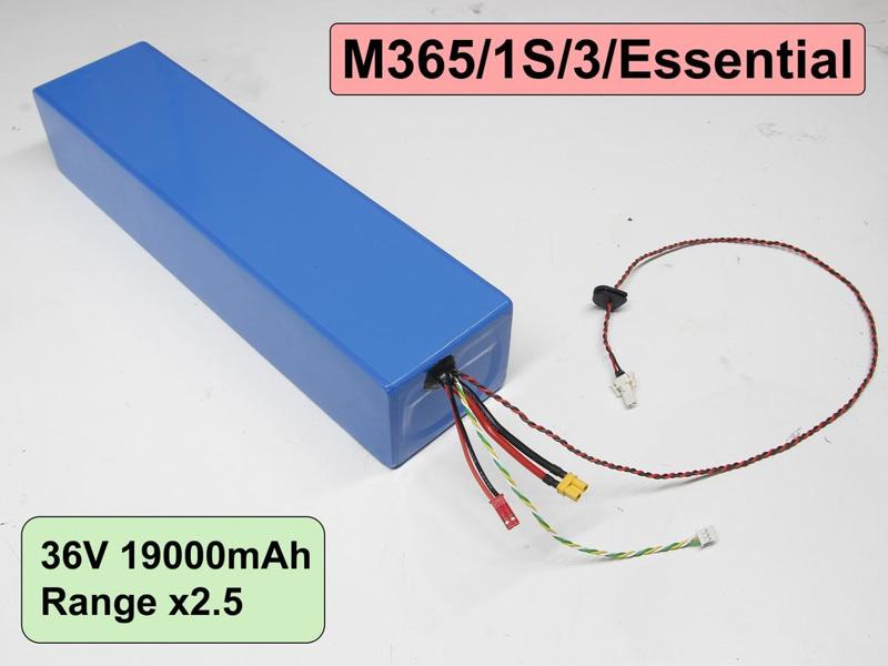 Xiaomi M365 / 1S / Mi3 / Essential - 36V 19000mAh internal battery
