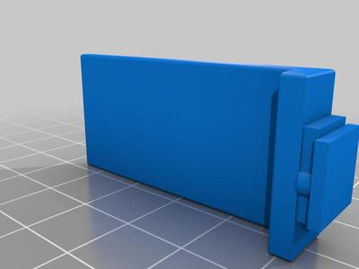 Plisse sunshade glue-on holder replacement