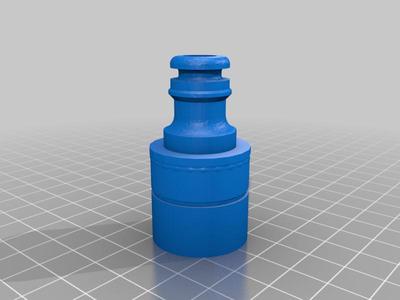 Anschluss für Wasserschlauch an Grauwasser-Ablass