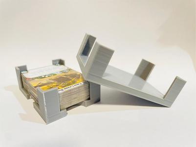 Customizable Card Holder with Lid