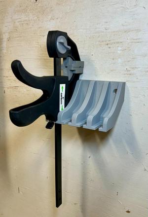 Harbor freight Pittsburgh clamp rack wall mount