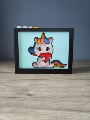Unicorn Shadow Box