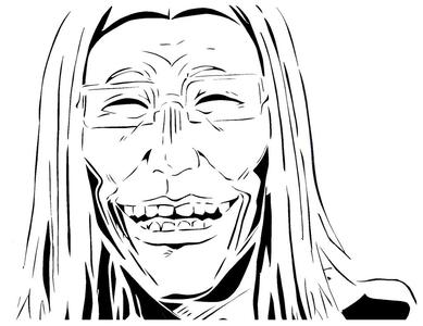 Kousuke Shibasaki stencil