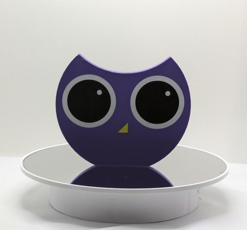 Cute Purple Owl Decoration
