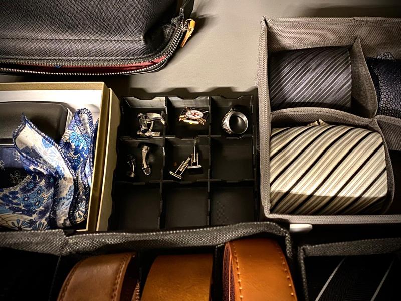 Jewelry/Cufflinks Drawer Organizer