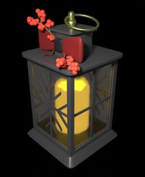 New year lamp.blend