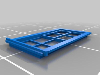 Customizable Double-Hung Window Model
