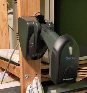 Baseplate mount for Datalogic Quickscan M2 cradle