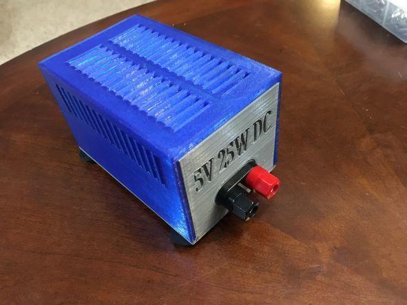 Case AC - DC Mean Well Power Supply RS-25-5 or RS-15-5