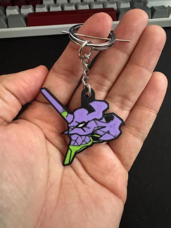 Neon Genesis Evangelion - EVA 01 Keychain   