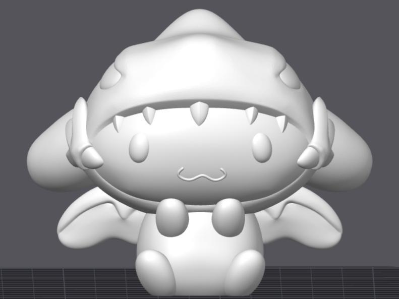 Cinnamoroll Blue Eyes White Dragon and Friends