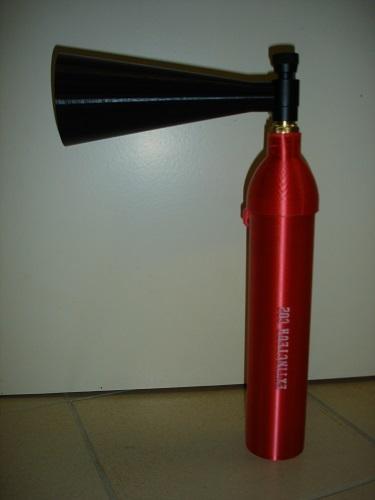 extincteur à CO2 fonctionnel