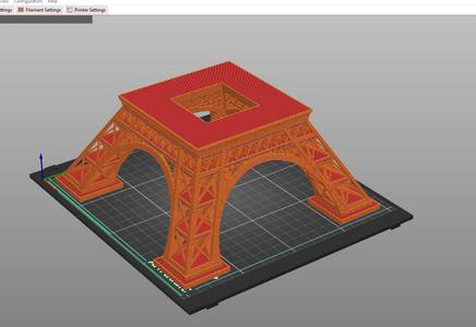 Eiffel tower optimized