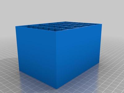 Resistor box 35 slots 1.2mm wall