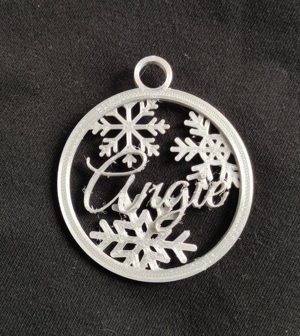 Adorno bola de Navidad - Angie