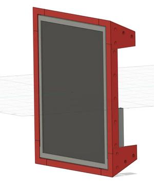 Prusa Core one Left side Buildplate holder   