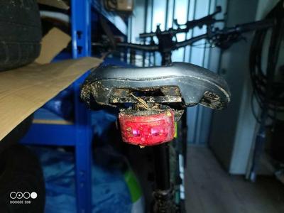 Cube Rücklicht Adapter für Sattel / Taillight adapter for saddle 