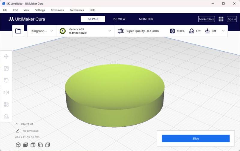 Let's try 3D printed transparent lenses!