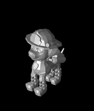 Paw Patrol Marshall Flexi.stl